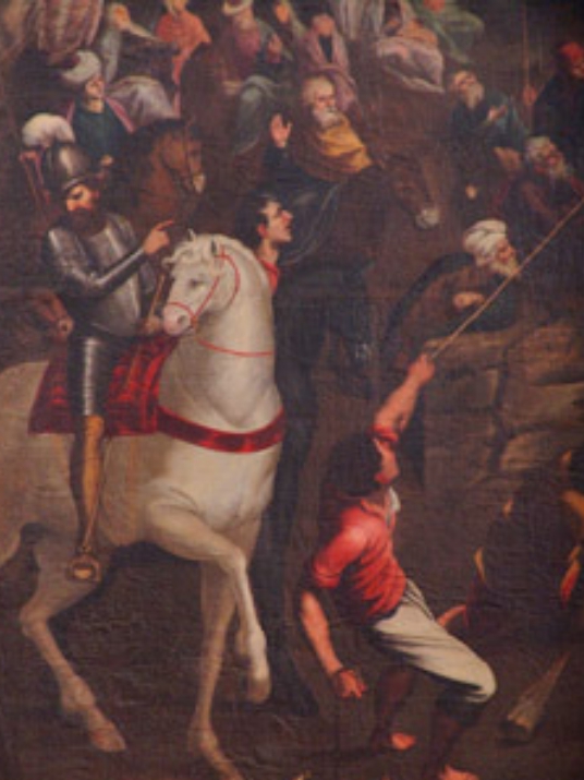 CRUCIFIXIÓN Chapitel Restauracion